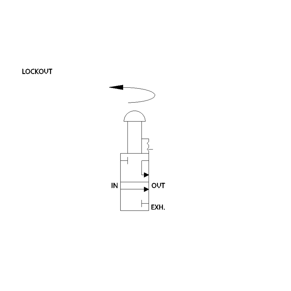 VT32G06Y NUMATICS/AVENTICS SOL-START QUICK EXHAUST LOCKOUT VALVE<BR>32 SERIES 3/4" NPT